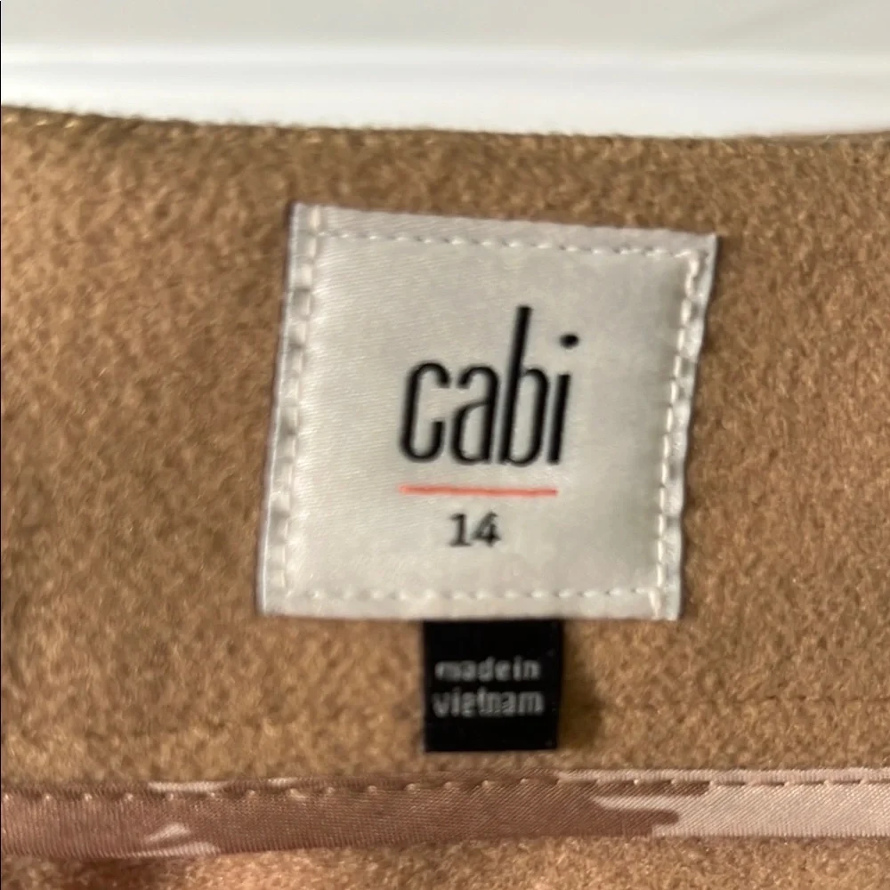 🤎 CAbi HTF Size 14 Camel Heritage Skirt #8008 POCKETS - Picture 3 of 11